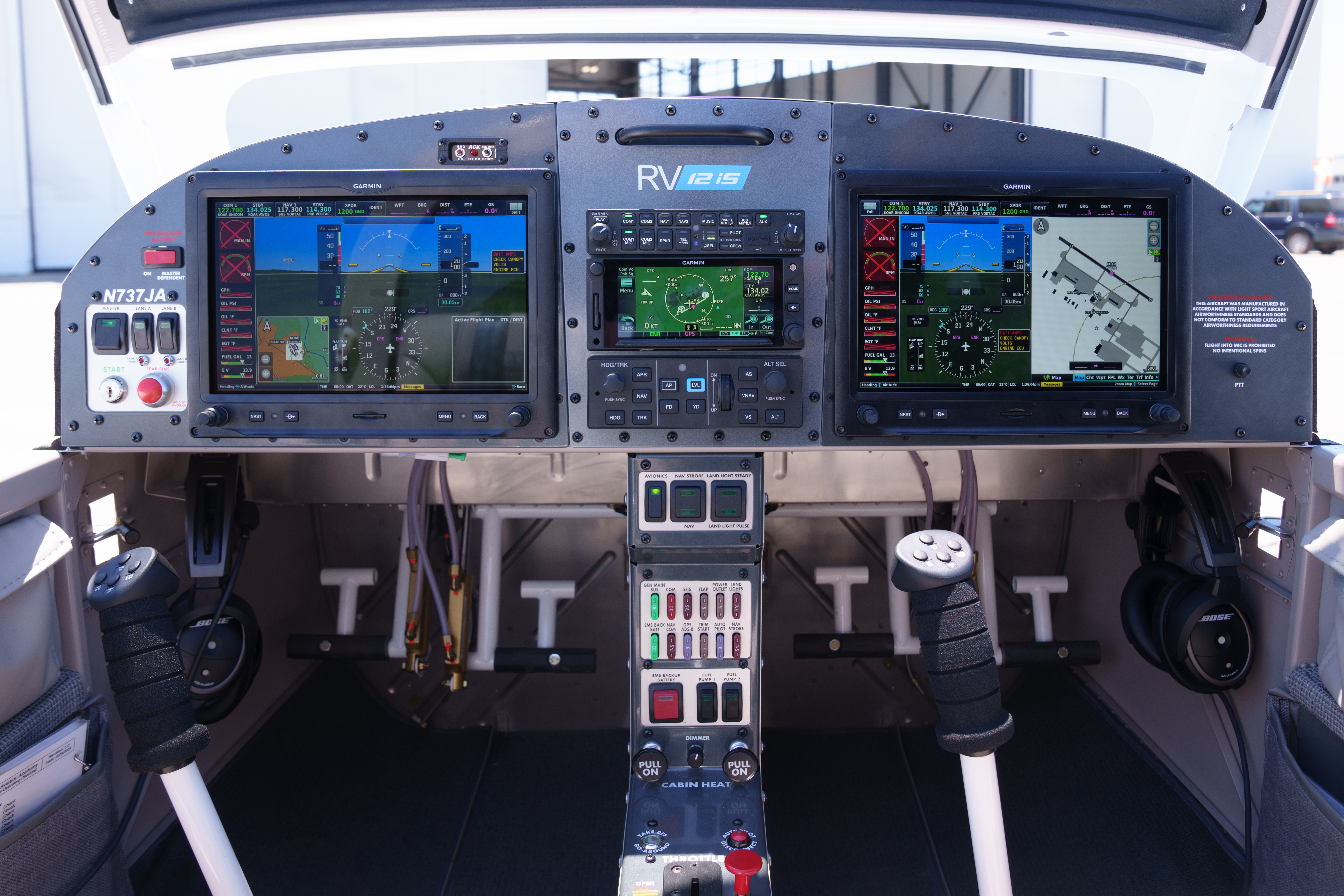 Van's RV-12iST Cockpit